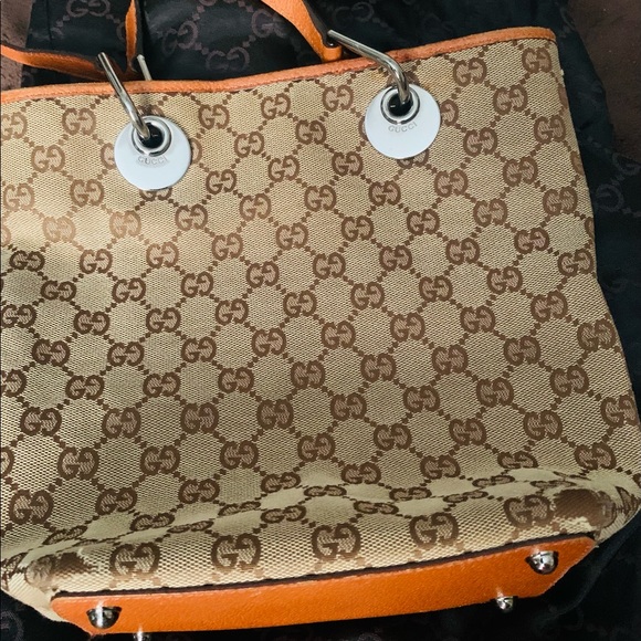 Beautiful Gucci Monogram tote - Picture 6 of 9